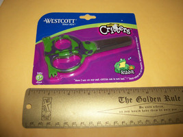 Craft Gift Westcott Tool Art Ribbit Frog Scissor Critters Scrapbook Activity Fun - $4.74