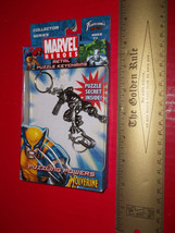 Marvel Heroes X-Men Puzzle Keychain Toy Wolverine Puzzling Power Metal K... - $18.99