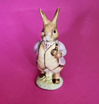 Royal Albert England Beatrix Potter Mr Benjamin Bunny Porcelain Figurine 1989 - £18.17 GBP