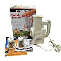 Vintage PRESTO Salad Shooter 02910 Electric Slicer and Shredder TESTED W... - £14.99 GBP