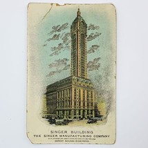 1907 Singer Building New York Tallest Building In The World Postcard NY Postmark - £5.18 GBP