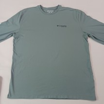 Columbia PFG Men's Gray Cotton Long Sleeve Crewneck Graphic T-Shirt Size X-Large image 10