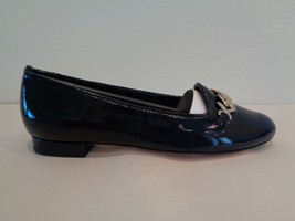 Vaneli Size 6 W Wide CESYA Navy Patent Leather Slip On Loafers New Women... - $117.81