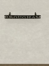 Vintage Nameplate Ford Mercury Brougham Metal Emblem d3ab-6550400-aa OEM... - $190.39 MXN