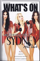 SYDNEY After Dark  @ WHATS ON Las Vegas Magazine AUGUST 2014 - $1.95