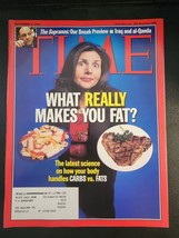 Time Magazine September 2 2002 The Sopranos, Carbs Vs. Fats B15:1809 - £3.12 GBP
