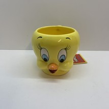 Vintage Tweety Bird Ceramic Coffee Mug Looney Tunes Applause 1989 - £15.54 GBP