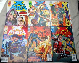 vntg Lot 6 X-MAN 2-10 (1995-96) Age of Apocalypse 616 Universe direct Paradise - £12.42 GBP