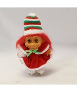 Russ Christmas Skater Troll Doll  5&quot; Xmas - $17.87 CAD