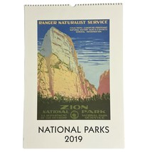 National Parks Poster Art of the WPA 2019 Calendar Carlsbad Yellowstone ... - $534.97 MXN
