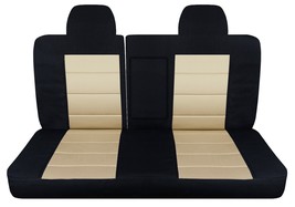 Rear seat covers only fits 04-12 Chevy Colorado  60/40 top solid bottom  - $83.79