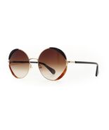 WOOW SUPER DISCO 1 100 Black / Brown Gradient Sunglasses 54mm - $189.05