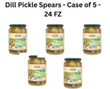  Woodstock Organic Kosher Dill Pickle Spears - Case of 5 - 24 FZ - $34.00