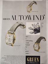 1948 Original Esquire Art Ad Advertisement Gruen Watches The Classics Cl... - $10.80