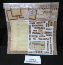 Heritage Scrapbook kit Karen Foster Design genealogy Family Tree - £15.43 GBP