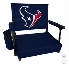 Houston Texans Stadium Seat NFL Premium Foldable Pocket Blue Red White - $1,597.64 MXN