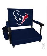 Houston Texans Stadium Seat NFL Premium Foldable Pocket Blue Red White - $1,565.49 MXN