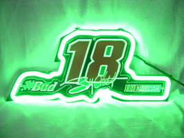 Nascar Bud 18 3D Neon Light Sign 13&quot; x 8&quot; - £159.07 GBP