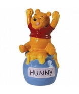 Walt Disney Winnie the Pooh&#39;s Honey Ceramic Salt &amp; Pepper Shakers, NEW U... - £22.85 GBP