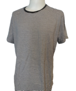Matinique Jermane Gray and White Striped Short Sleeve Tee, Men&#39;s Size XX... - $353.21 MXN