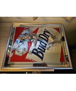 Vintage 1992 Budweiser Beer BUD DRY Mirror Bar Sign 20.5 X 16.5 - $1,139.37 MXN