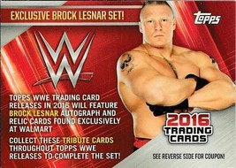 Brock Lesnar 2016 Topps Wwe - Tribute Set Coupon Card - £1.35 GBP