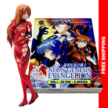 Neon Genesis Evangelion (Vol 1-26 End + 6 Movies) Complete Series New Anime Dvd - £41.73 GBP