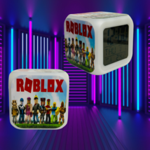 Alarm Clock Digital Kids ROBLOX Time Led Flash Change Color Lights Temperature - £14.70 GBP