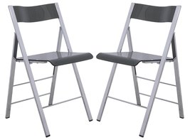 LeisureMod Transparent Acrylic Folding Chair, Lightweight Iron Chrome Ba... - $2,281.21 MXN+