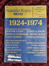 Rare Saturday Review August 10 1974 50th Henry Steele Commager Alistair Cooke - £8.54 GBP