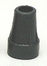 Rubber walking cane tips,  BLACK, 1/2&quot;, Nev-a-Slip brand, plug size, #396 - £5.57 GBP