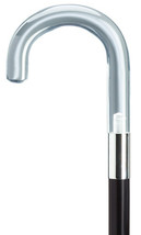 Men&#39;s Tourist Crook style wood walking cane with Lucite acrylic handle,  - £31.52 GBP