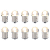 6V #63 Cowl Park Parking Dash Light Lamp 3 Candle Power Bulbs Box of 10 - £8.59 GBP