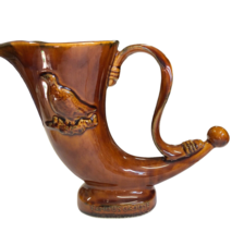 Cornucopia Famous Grouse Scotch Whiskey Pitcher Horn Imported by NY, NY  HTF VTG - £90.40 GBP
