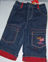 Fashion Gift Fisher Price Baby Clothes 18M Infant Pants Denim Blue Jean ... - £9.75 GBP