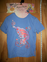 An item in the Collectibles category: Bratz Doll Girl Clothes Top Fashion Pixiez Blue Butterfly T-Shirt Tee Apparel