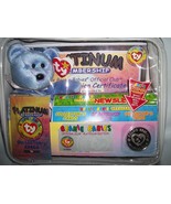 Ty Beanies Babies Platinum Membership Set Case Plush Toy Bear Coin Tradi... - $23.74