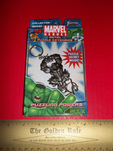 Marvel Heroes Avengers Puzzle Keychain Toy Hulk Puzzling Power Metal Key... - £15.14 GBP