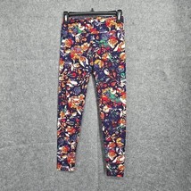 LuLaRoe Leggins Woman One Size 2-10 Multicolor Floral Pattern Soft Activewear  - $9.94