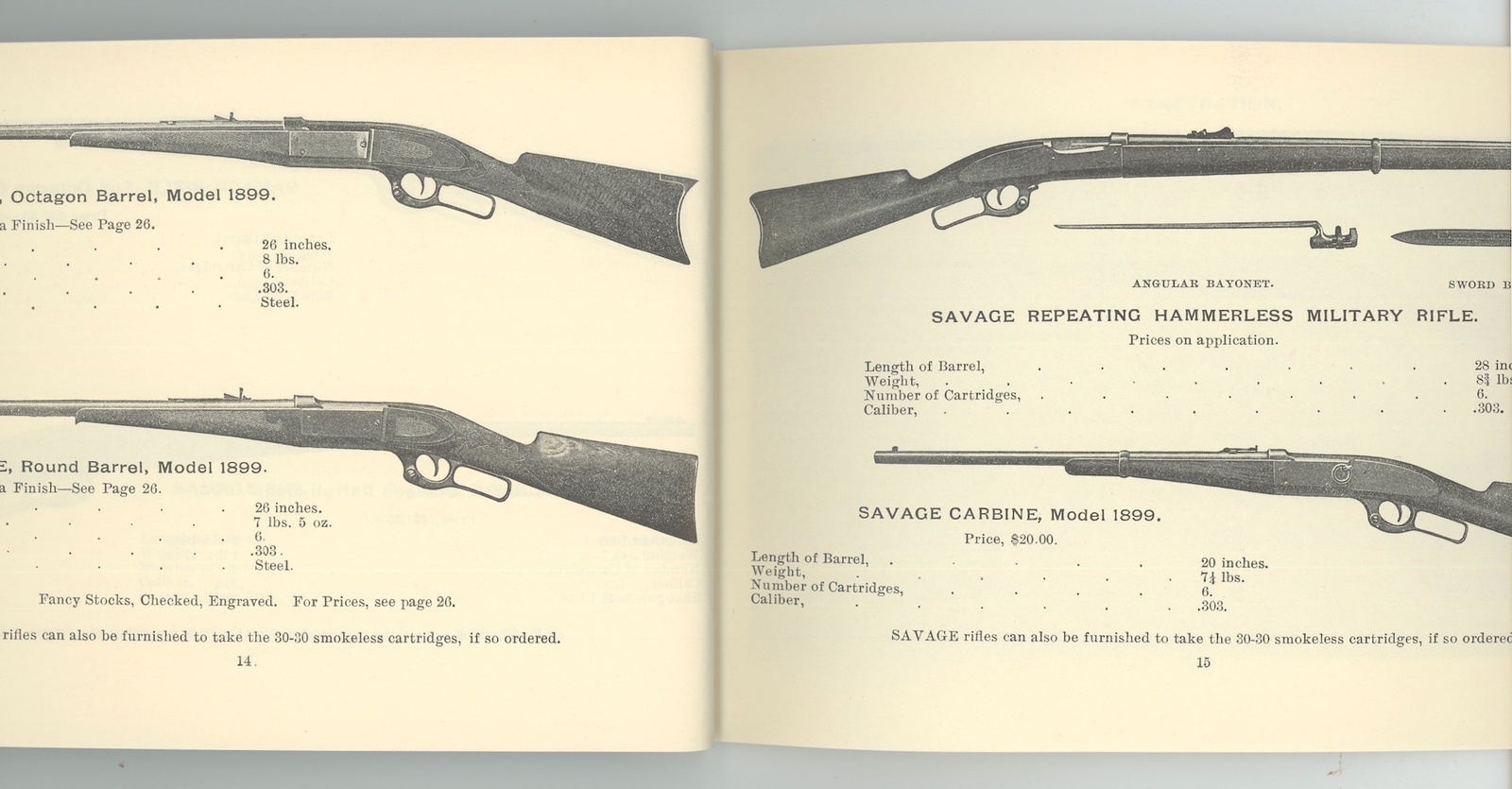 1900 Savage  Arms Company Utica New York Catalog reprint rifle ammo military  Item image 4
