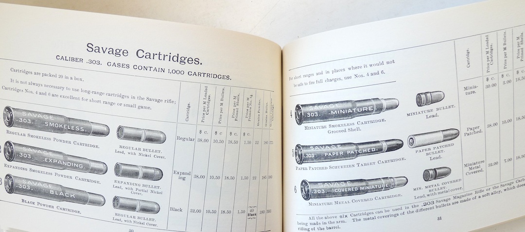 1900 Savage  Arms Company Utica New York Catalog reprint rifle ammo military  Item image 5