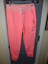 SO Bright Pink Jogger Sweatpants Athletic Drawstring Size 12 Girl&#39;s NEW - £16.15 GBP