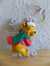 Disney Winnie the Pooh on Snowflake Christmas Ornament  - £23.70 GBP