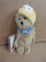 Nos Boyds Bears Coco Debearvoire 904075 Jointed Plush Daisy Flower Hat B36 G - £17.37 GBP