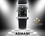 Orologio da donna Emporio Armani classico con cinturino in pelle nera co... - $131.76