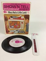 General Electric Show &#39;N Tell Mary Had A Little Lamb Record Show Vintage 1967 - £11.63 GBP