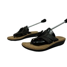 The Cliffs by White Mountain Womens Carnation Thong Sandals Size 11 Black - £13.13 GBP