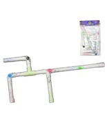 1 SPLATTER PAINT 22 IN RIFLE &amp; 1 PINK PISTOL 16 IN MINI MARSHMALLOW GUN toy - $9.45