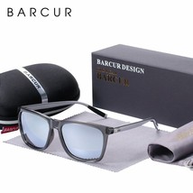 BARCUR Polarized Sun glasses for Men Aluminum Legs Sunglasses Polarized PC - £24.10 GBP