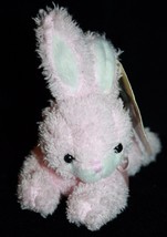 Best Made Toys Easter Bunny Rabbit 8" Pink Plush  Soft Toy Stuffed Animal Laying - $13.55